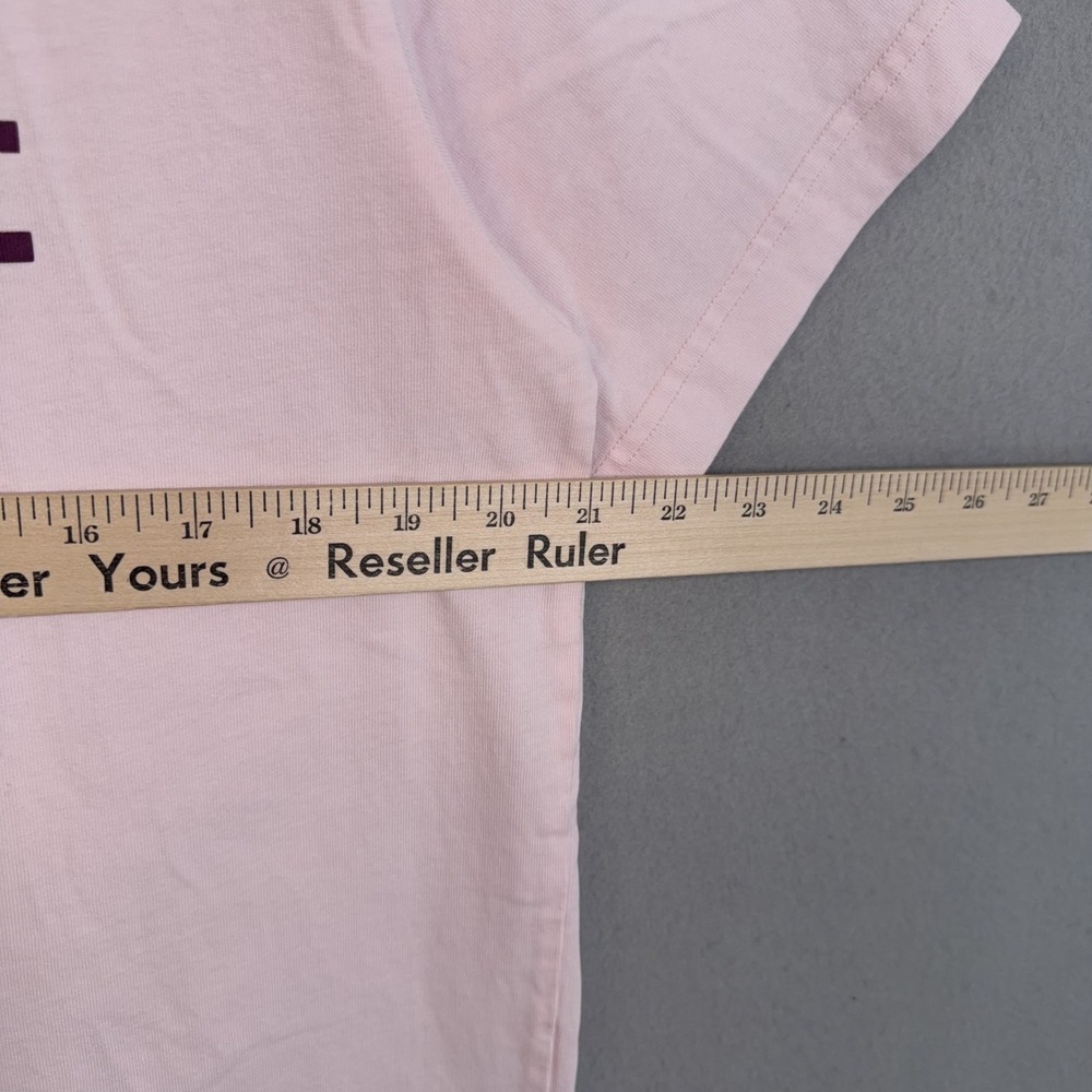 Marc Jacobs Shirt Adult Large Pink Rainbow Logo Perfect Pride GWP Graphic Tee - Picture 6 of 8